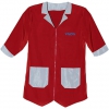 Grooming jacket - sleeves size 3/4 - red/grey - Large - Chest size 120cm