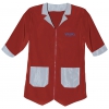 Grooming jacket - sleeves size 3/4 - red/grey - Small - Chest size 106cm