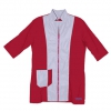 grooming jacket - sleeves size 3/4 - red/grey - Large - Chest size 120cm