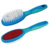 Brosse nylon double : 1 côté pour le chat et 1 côté pour les vêtements - VIVOG
