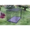 Cage de transport pliante pour chien - en métal - Vivog - 2 portes - longueur 124cm - largeur 76cm - hauteur 83cm