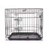 Metal folding transport cage for dog - Vivog - 2 doors - lenght 62cm - width 44,5cm - height 51,5cm