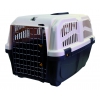 Cage de transport pour chien et chat SKUDO - norme IATA grise - Taille 3 - longueur 60cm - largeur 40cm - hauteur 39cm