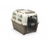 Cage de transport pour chien et chat Skudo - norme IATA Taupe - IATA Taupe - 35kg - longueur 79cm - largeur 58cm - hauteur 65cm