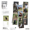 Calendrier chien 2026 - Stafford Shire Bull Terrier - Martin - dos