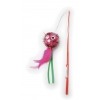 Fishing rod for cats with a doll, rod 30 cm