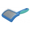 Slicker brush with soft pins - Vivog - Cats and small dogs - brushing surface 7cm x 5cm