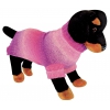 Sweet sweater for dog - purple - 45cm