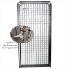 Chenil pour chien - solide : en grillage soudé - Extensible et modulable - porte 80cm - porte 80 cm x 200cm