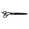 Grooming blending scissors for left-handed XP811 - professional - Optimum Black Titanium - 19 cm