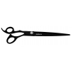 Grooming straight scissors for left-handed XP810 - professional - Optimum Black Titanium - 21 cm
