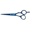 Grooming straight scissors XP390 - semi-professional - Optimum Blue Ray - 15,5 cm