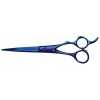 Grooming straight scissors XP393 - semi-professional - Optimum Blue Ray - 21,5 cm