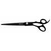 Grooming straight scissors XP802 - professional - Optimum Black Titanium - 19 cm
