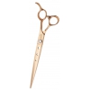 Straight grooming scissors XP902 -22.5 cm - Optimum Rose Pearl