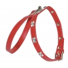 Collerette fantaisie pour chien - Rouge - 35-41x1,2cm