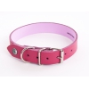 Allure necklace in Pink/Pink leather - L.30 x W.1,6 x 20-27 cm