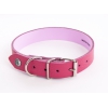 Collier Allure en cuir Rose/Rose - L.62 x l.3,1 x 40-55 cm