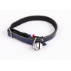 Collier cuir Dakota Chat - Bleu