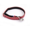 Farandole Cat leather collar - Red