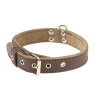 Dog leather Collar - Sportswear - M - W25mm L42 à 48cm