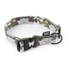 Dog lead collar and harness - grey camouflage collection - Collar : Lenght 75 to 90cm - width 4cm