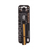 Collier lumineux nylon USB - Orange - 35/40 cm