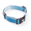 Dog collar - nylon Reflex blue - 2,5 x 45 > 65 cm