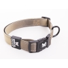 Dog collar - nylon Reflex browm Gold - 2,5 x 45 > 65 cm