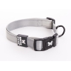 Dog collar - nylon Reflex grey - 1,6 x 35 > 45 cm