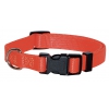 Orange adjustable fluorescent collar - 35 to 55cm x 2cm
