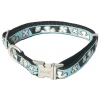 Dog collar - Bowxy blue - W20mm L40 to 55cm