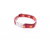 Dog collar - Dream red - W16mm L30 to 45cm