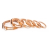 Collier pour chien en cuir naturel coupé franc