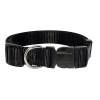 Dog collar - Black nylon - 50/71x2,5cm