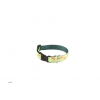 Dog collar - Floralies green - M - W25mm L35 to 55cm
