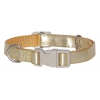 Golden sun dog collar - Vivog - Lenght 35 to 55cm - width 20mm
