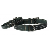 Rhinestrones fancy dog collar green - Vivog - Lenght 40cm - width 20mm