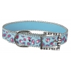 Dog collar - Magie blue - 50x2.5cm