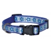Meadow blue dog collar - Vivog - Lenght 35 to 55cm - width 20mm