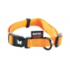 Dog collar - nylon orange - 1,6 x 30 à 45 cm
