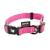 Dog collar - nylon pink - 2 x 40 à 55 cm