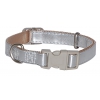 Silver moon dog collar - Vivog - Lenght 35 to 55cm - width 20mm