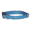 Doremi blue dog collar - 35 to 55cm x 2cm