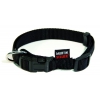 Adjustable dog collar black nylon - W16mm L30 to 45cm