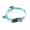 Collier réglable nylon uni pour chat - Martin Sellier - Bleu