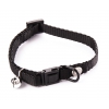 Collier réglable nylon uni pour chat - Martin Sellier - Noir