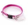 Collier réglable pour chat - Pois - rose