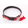Collier réglable pour chat - Pois - rouge