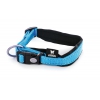 Adjustable dog collar - Neo Blue - Lenght 30 to 35cm - width 15mm